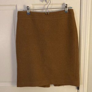 J. Crew Brown Pencil Skirt